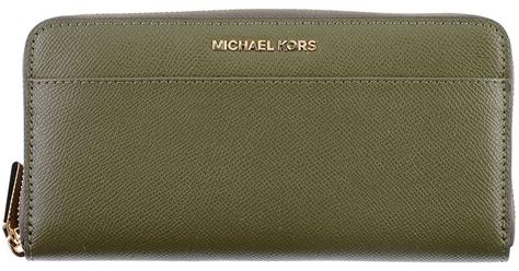 michael kors army green wallet|michael kors wallet sale.